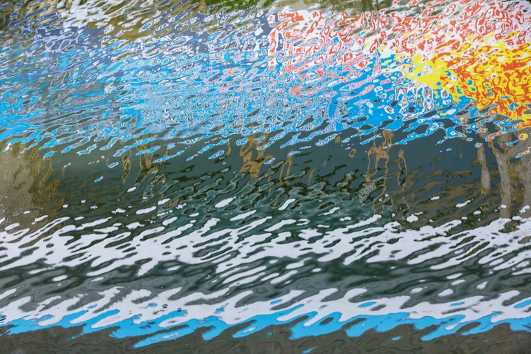 Fünffarbiges Mosaik