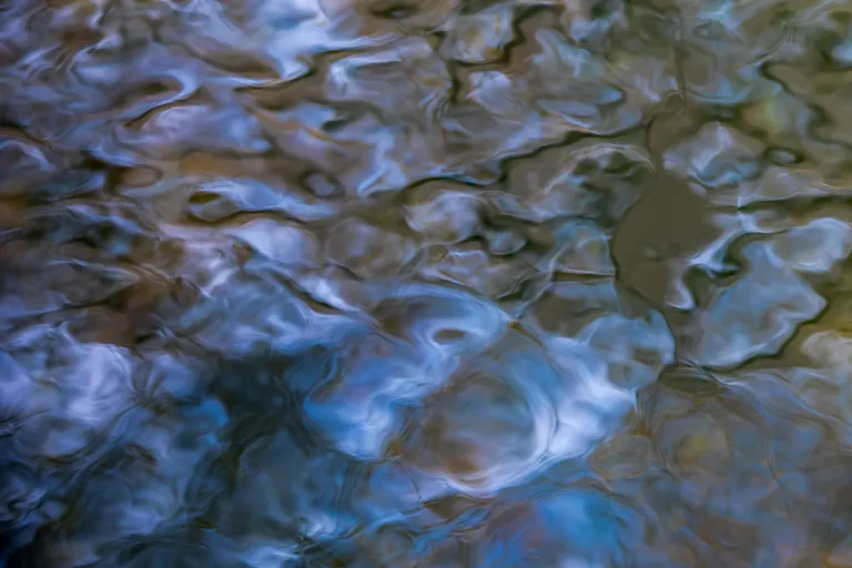 Blauer Marmor