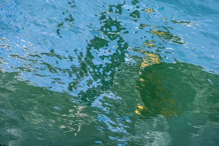 Grenze von Blau und Grün